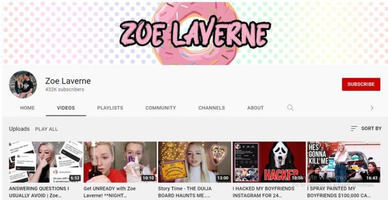 Zoe Laverne Net Worth 2022: Wiki, Biography, Age, Boyfriend, Parents, Ethnicity, Height, Lifestyle & More 36 Zoe-Laverne-Youtube-channel-768x396
