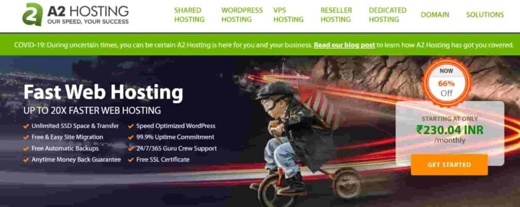 A2Hosting Homepage Fastest Web Hosting For WordPress