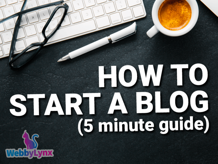 How to start a blog (the 5-minute guide)